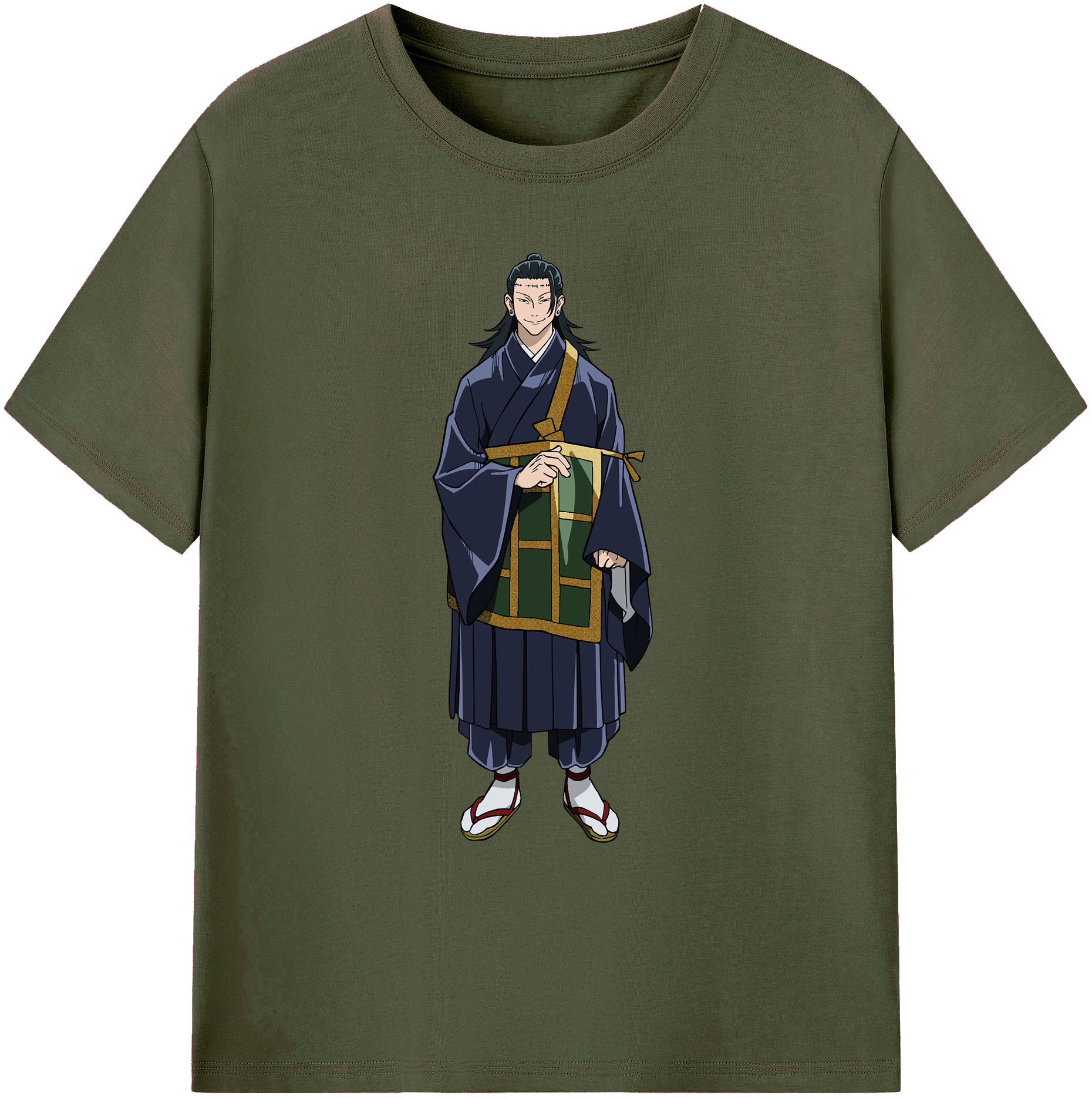 （画像用） 呪術廻戦 Jujutsu Kaisen 綿100％ メンズ半袖Tシャツ｜肌触りやわらか＆通気性